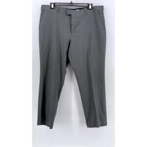 PERRY ELLIS PORTFOLIO Men's Gray Slim-Fit Pants SZ 40X30